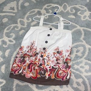 young girls multicolor tank top